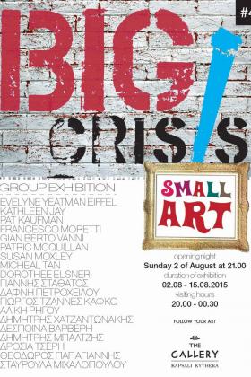 Big Crisis Small Art -- poster or photo of exhibited artwork