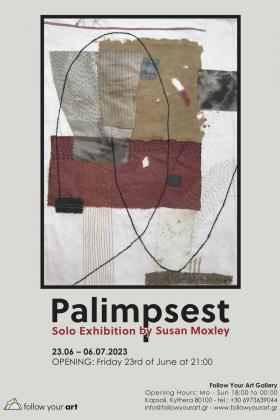 Palimpsest -- poster or photo of exhibited artwork