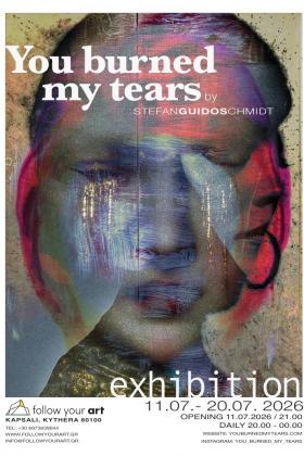 You burned my tears -- poster or photo of exhibited artwork
