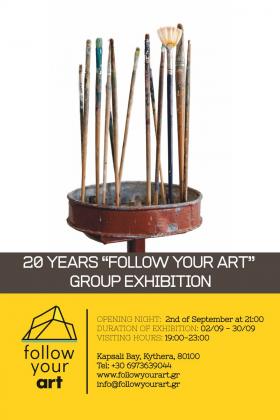 20 years of follow your art gallery -- poster or photo of exhibited artwork
