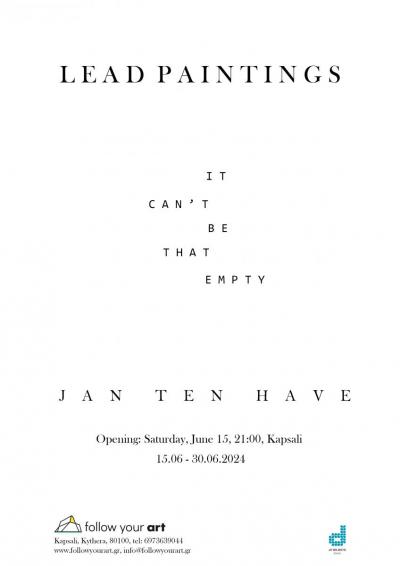 It can't be that empty -- poster or photo of exhibited artwork