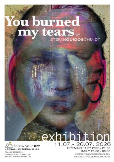 You burned my tears -- poster or photo of exhibited artwork